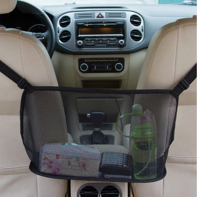 《JMALL》車用多功能座椅間收納網袋