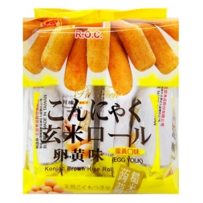 北田蒟蒻糙米捲-蛋黃口味16入/包(180g)
