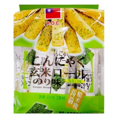 北田蒟蒻糙米捲-海苔口味16入/包(180g)