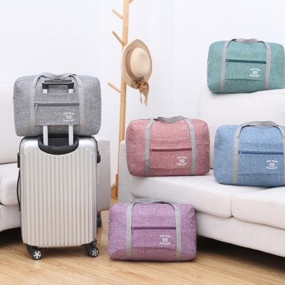 《JMALL》行李箱拉桿適用 豪華耐磨防潑水多功能可褶疊手提旅行袋/購物袋