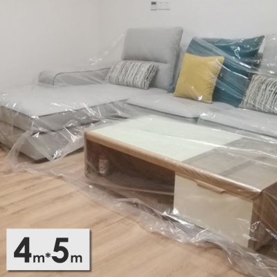 《JMALL》4x5公尺PEVA透明家具防塵布罩
