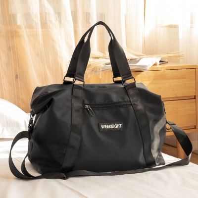 《WEEKEIGHT》時尚多功能可肩背乾濕分離設計手提旅行袋(小型)