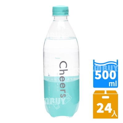 【泰山 】Cheers奇兒思氣泡水500ml (24瓶/箱) FDS013x24