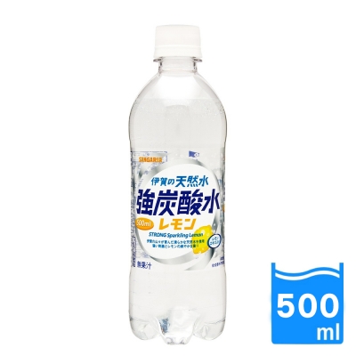 日本進口 SANGARIA-伊賀天然強勁檸檬氣泡礦泉水(500ml) FDS020-1