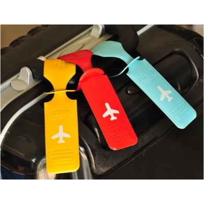 (售完停賣)《JMALL》韓版個性化小飛機PVC行李吊牌