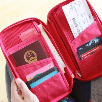 《JMALL》簡約時尚高品質手提加大護照包/證件包/護照夾