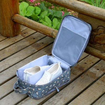 《JMALL》防潑水多功能旅行手提收納鞋袋(可收3雙鞋)